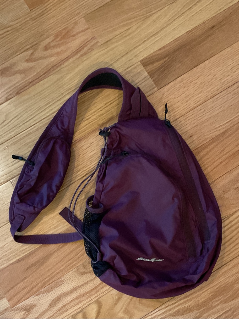 Eddie Bauer Purple Crossbody Sling Bag - Picture 2 of 12